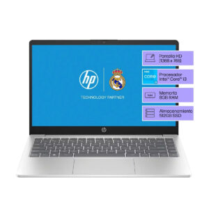 Notebook HP 14" FHD Intel Core i3 8GB 512GB SSD Windows 11