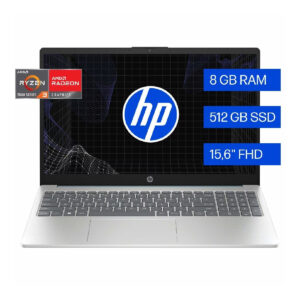 Notebook HP AMD RYZEN 3 15.6" 8GB/512GB Windows 11 Home